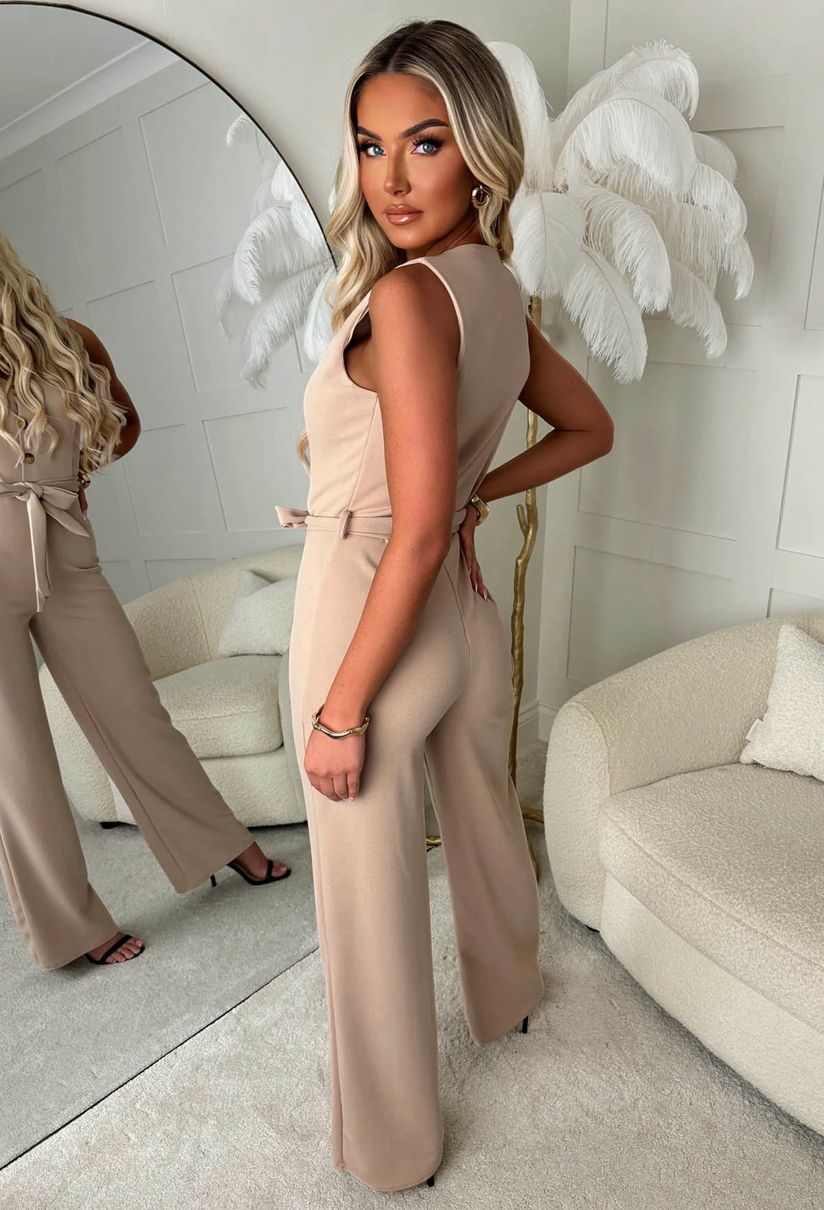 Jerry-Marie Stone Waistcoat Jumpsuit - Image 3