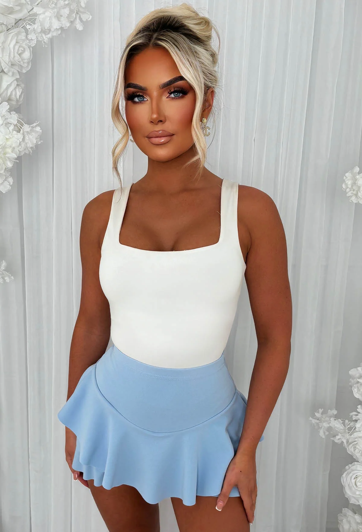 Misbehaving Blue Double Layer Skort - Image 4