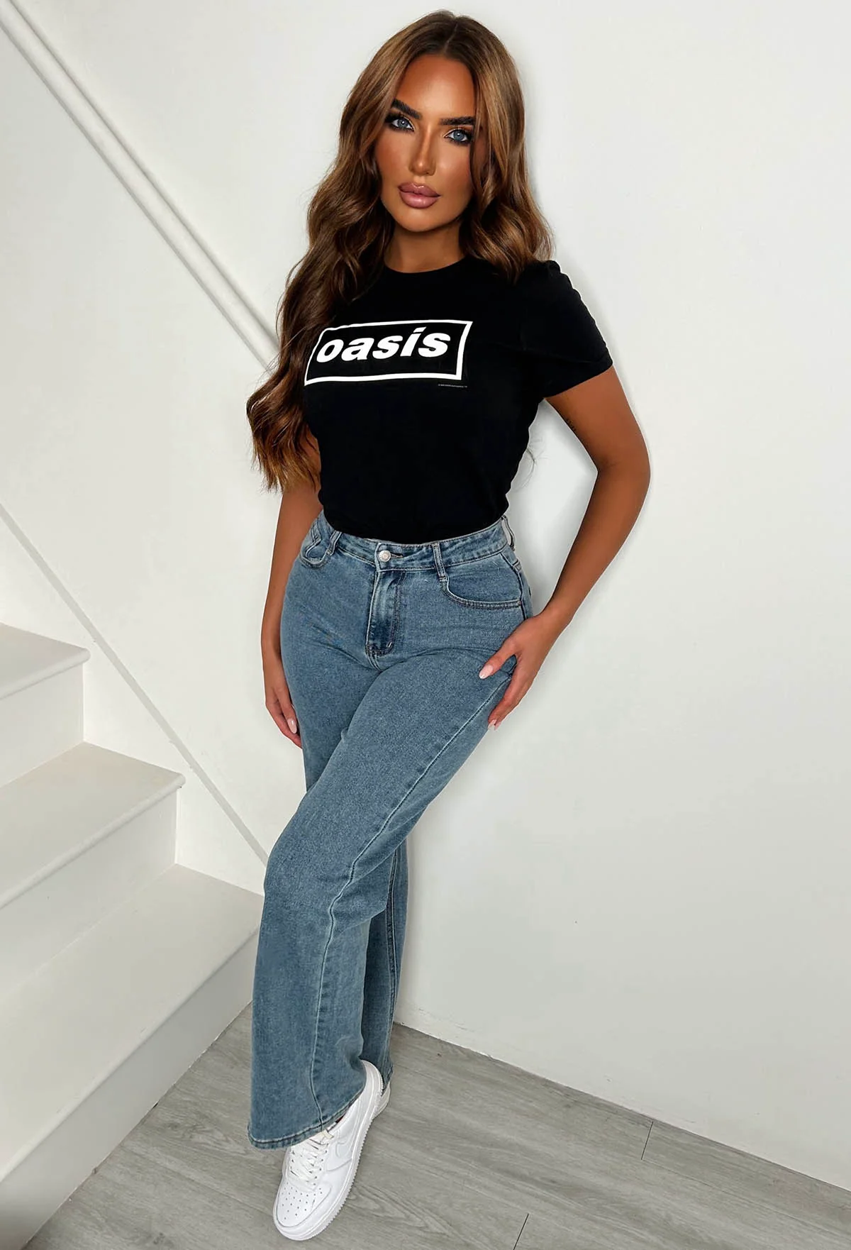 Sally Can Wait Black Oasis Graphic T-Shirt - Image 5