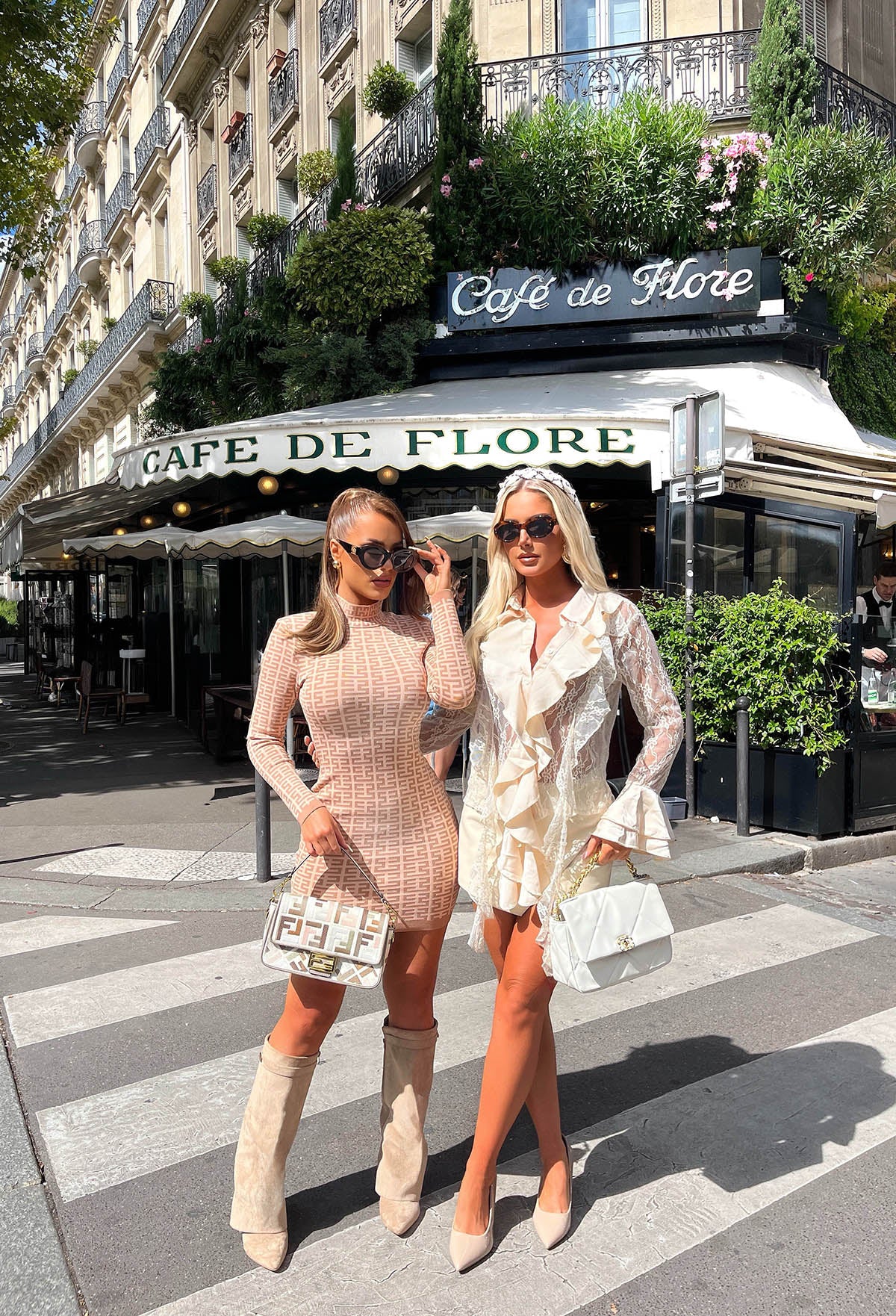 Sheer Statement Cream Lace Frill Shirt - Image 6