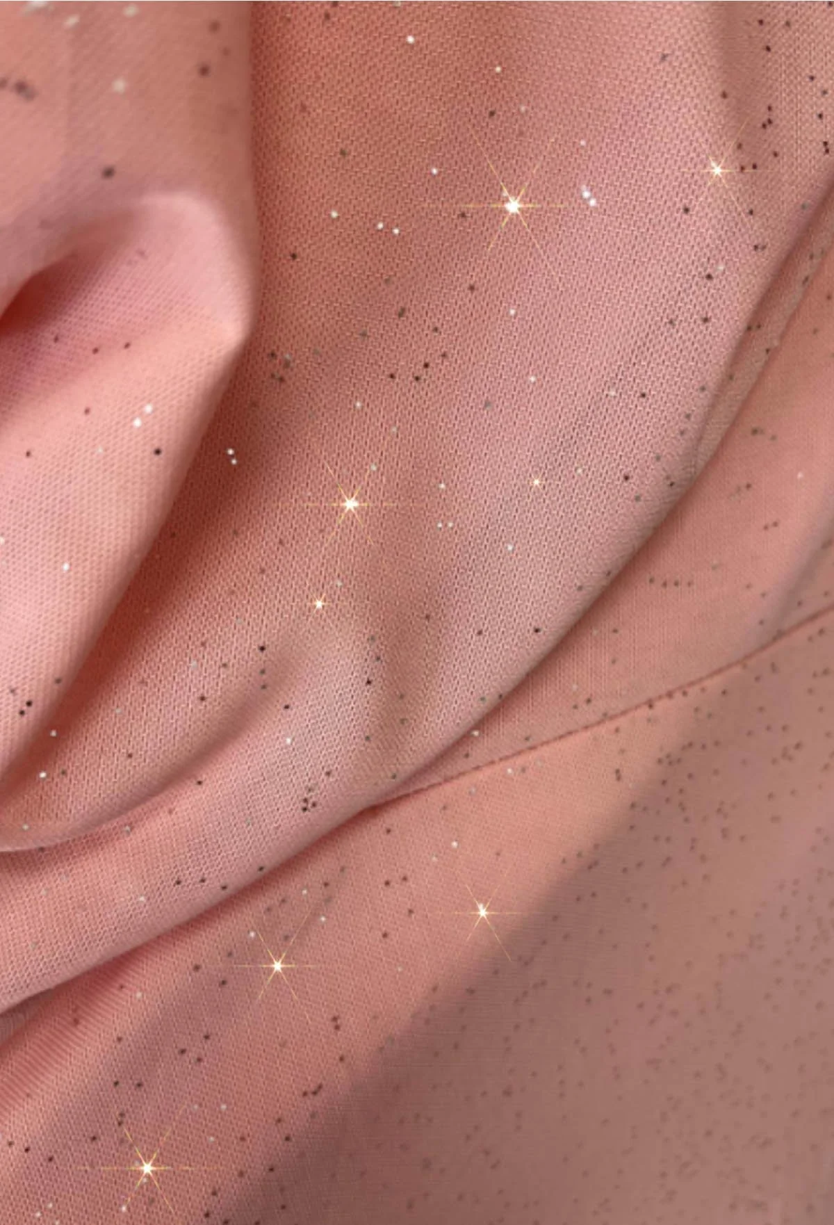 Sparks Fly Pink Off Shoulder Mesh Sparkle Maxi Dress - Image 6